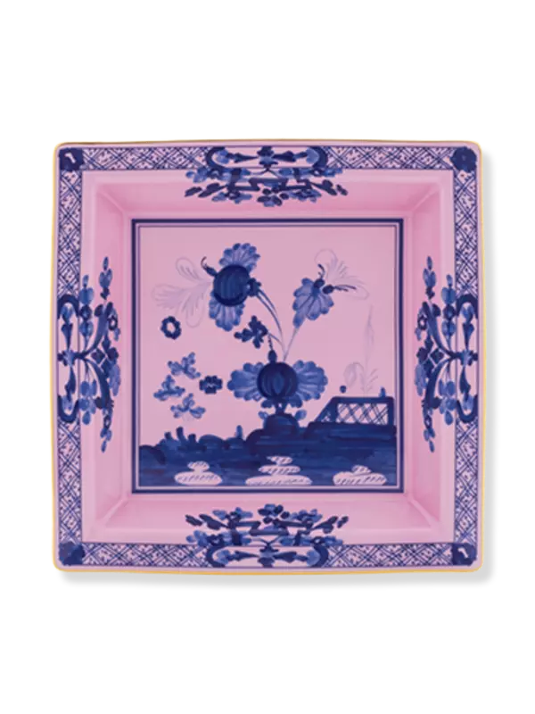 صينية مربعة كبيرة بنمط إيطالي شرقي من تشكيلة أزاليا