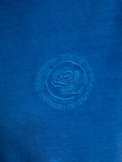 Rose Crest Fade T-shirt Blue