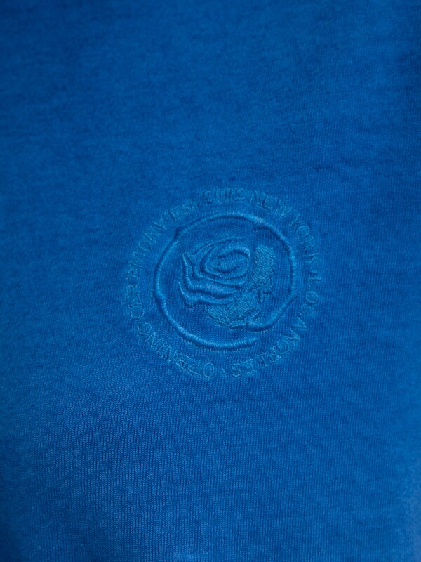 Rose Crest Fade T-shirt Blue