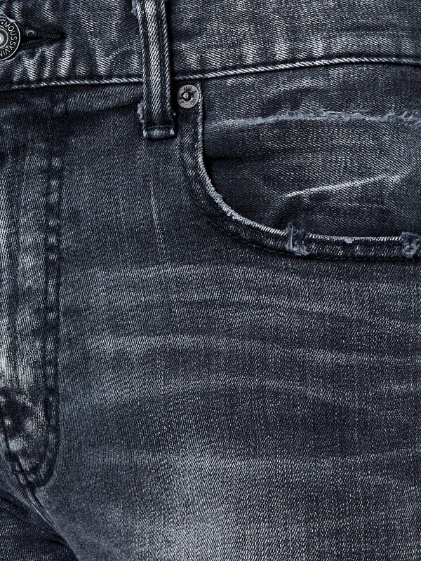 Black Cropped Distressed Jeans