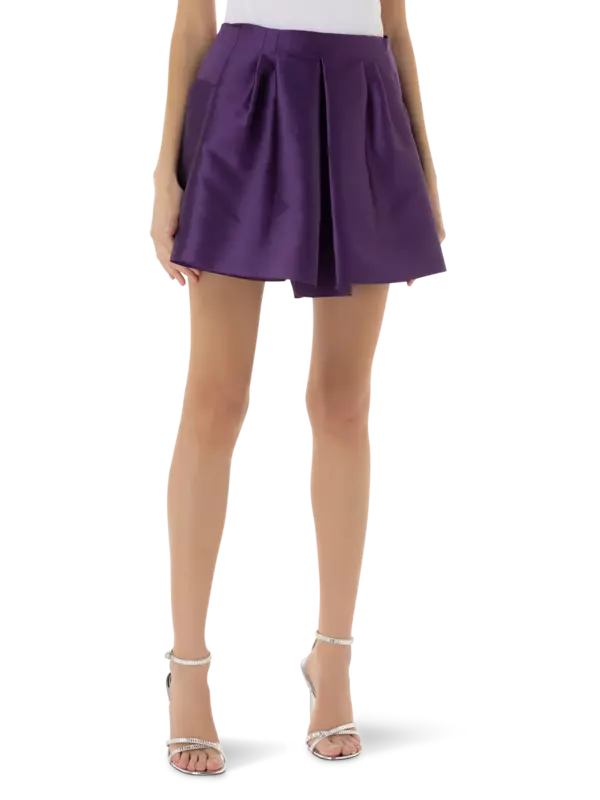 شورت ميكادو مزين بعقدة فيونكة