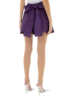 شورت ميكادو مزين بعقدة فيونكة