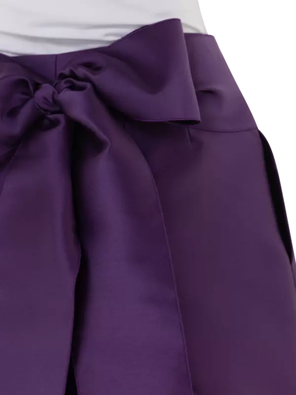 شورت ميكادو مزين بعقدة فيونكة