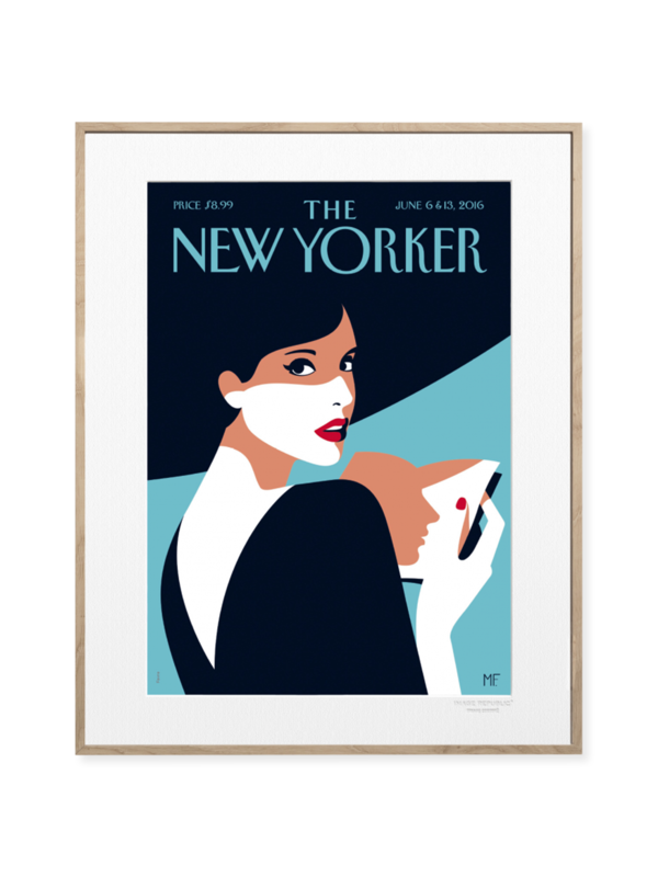 56x76 cm THE NEWYORKER 86 FAVRE PAGE TURNER 143208