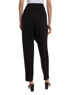 Tapered Pants with Folded Waistband