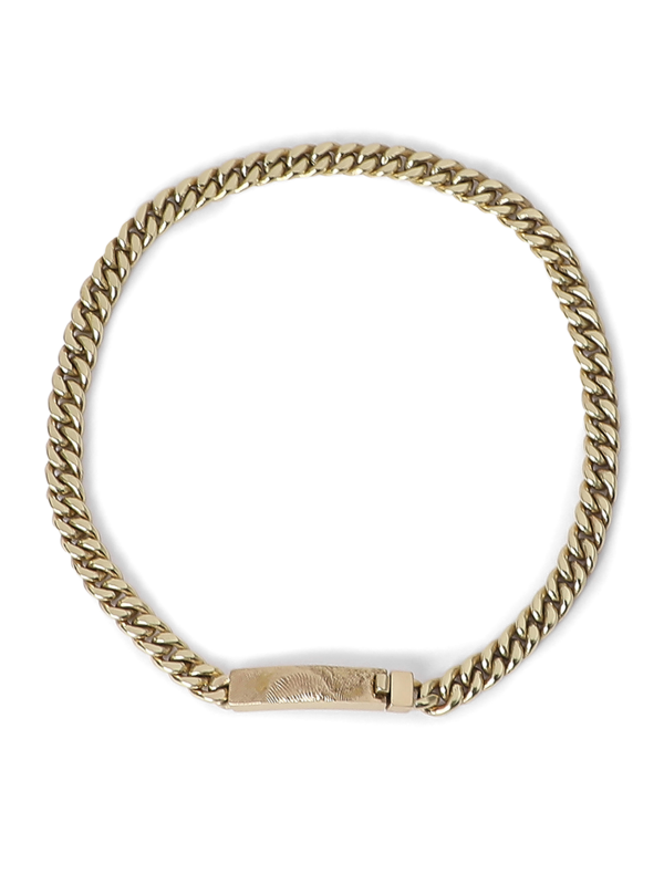 Solid Gold Statement Necklace
