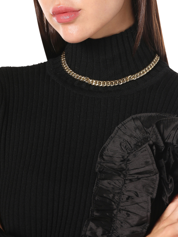Solid Gold Statement Necklace