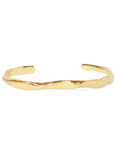 Gold Fingerimprinted Bracelet