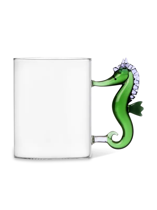 Marine Garden Mug- Seahorse Green
