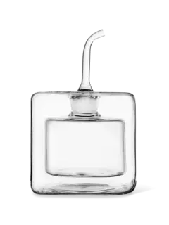 زجاجة زيت كيوب بجدار مزدوج