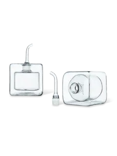 زجاجة زيت كيوب بجدار مزدوج