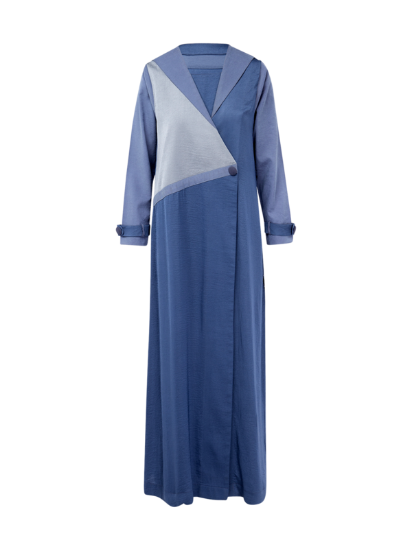 Abstract in blue Abayah