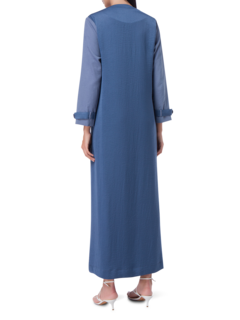 Abstract in blue Abayah