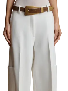 حزام لوكا بإبزيم ذهبي