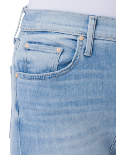 بنطلون جينز "ذا تريبر" من أيلاند تايم مرتفع عن الكاحل بحواف منسّلة