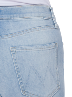 بنطلون جينز "ذا تريبر" من أيلاند تايم مرتفع عن الكاحل بحواف منسّلة