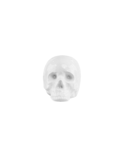White Skull Ornament