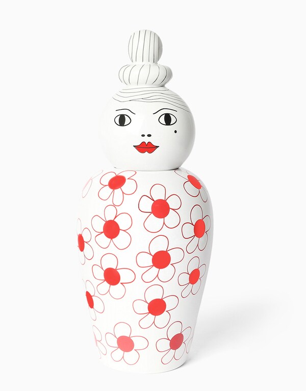 Multicolour Dolomite Vase