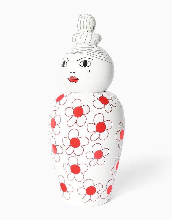 Multicolour Dolomite Vase
