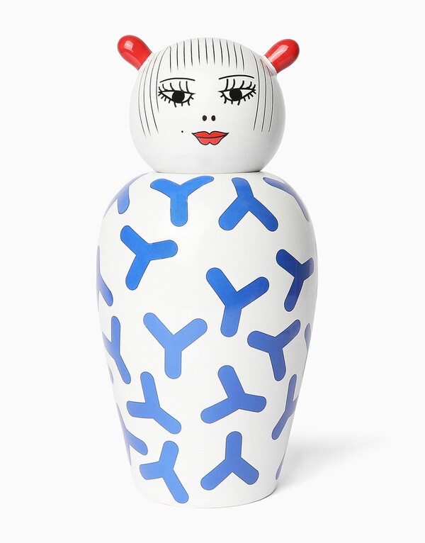 Multicolour Dolomite Vase