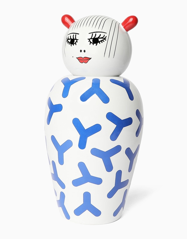 Multicolour Dolomite Vase