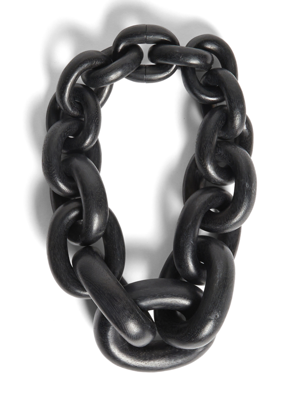 Black Chunky Chain Necklace