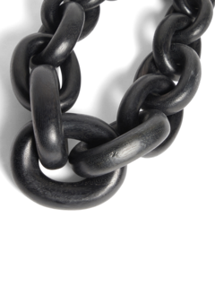 Black Chunky Chain Necklace