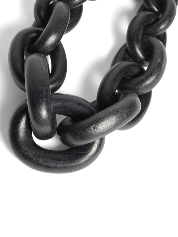 Black Chunky Chain Necklace