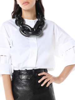 Black Chunky Chain Necklace