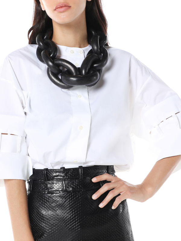 Black Chunky Chain Necklace