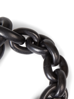 Black chained necklace