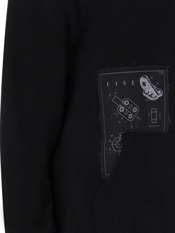 Patch Cotton Hoodie