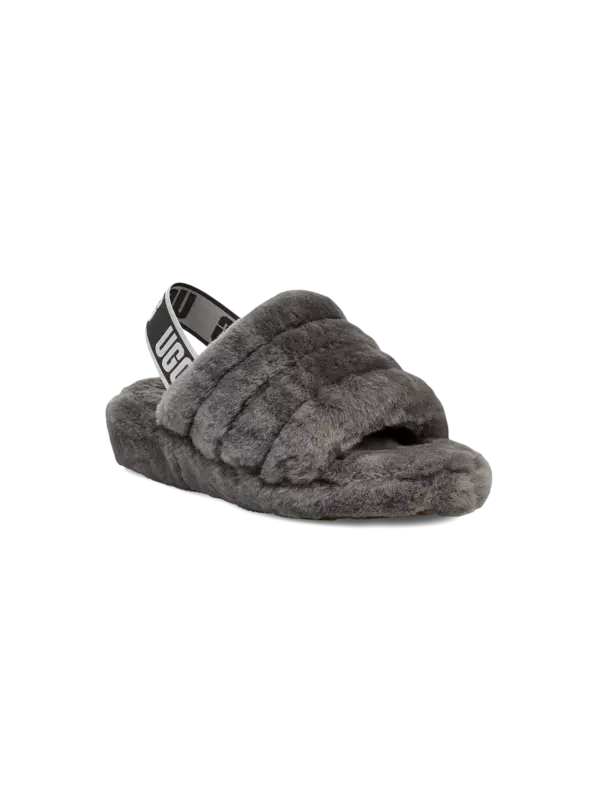 Ugg fluff yeah slippers charcoal hotsell