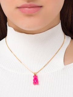 Pave Nostalgia Bear Charm