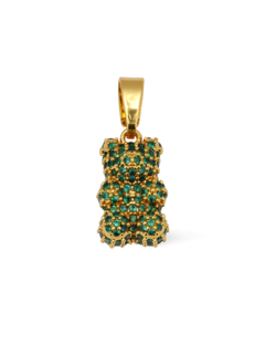Pave Nostalgia Bear Charm