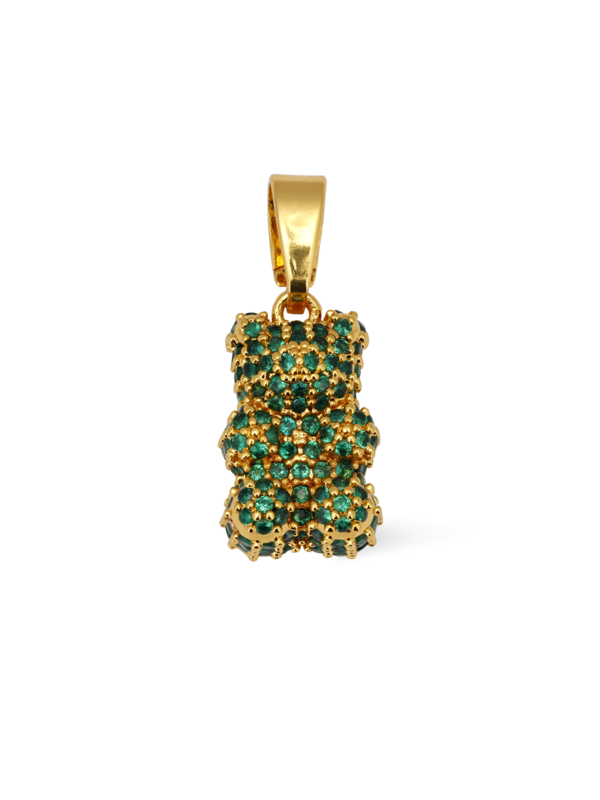 Pave Nostalgia Bear Charm