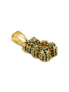 Pave Nostalgia Bear Charm