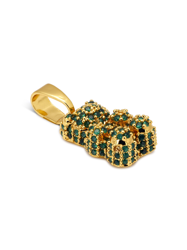 Pave Nostalgia Bear Charm