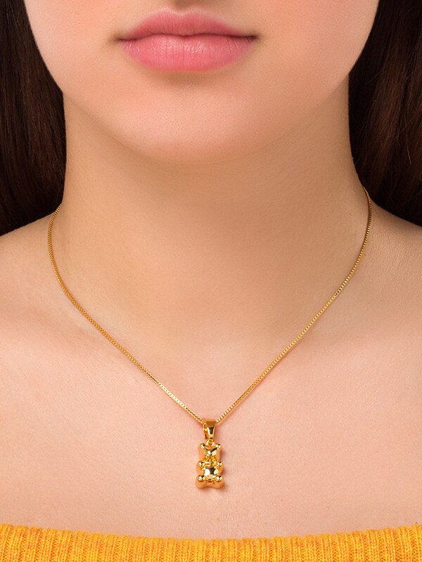 Pave Nostalgia Bear Charm