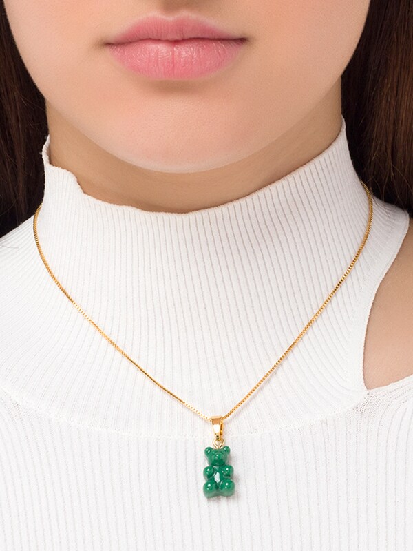 Pave Nostalgia Bear Pendant