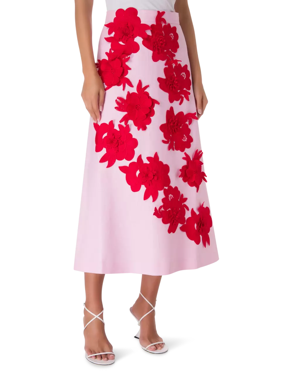 A line sales midi skirt 3d