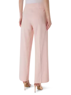 بنطال بأرجل مستقيمة مزين بأحجار الراين