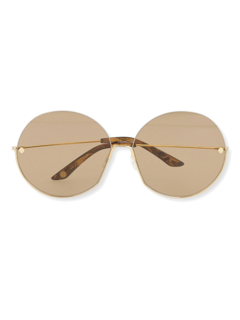 Brown Round Eye Sunglasses