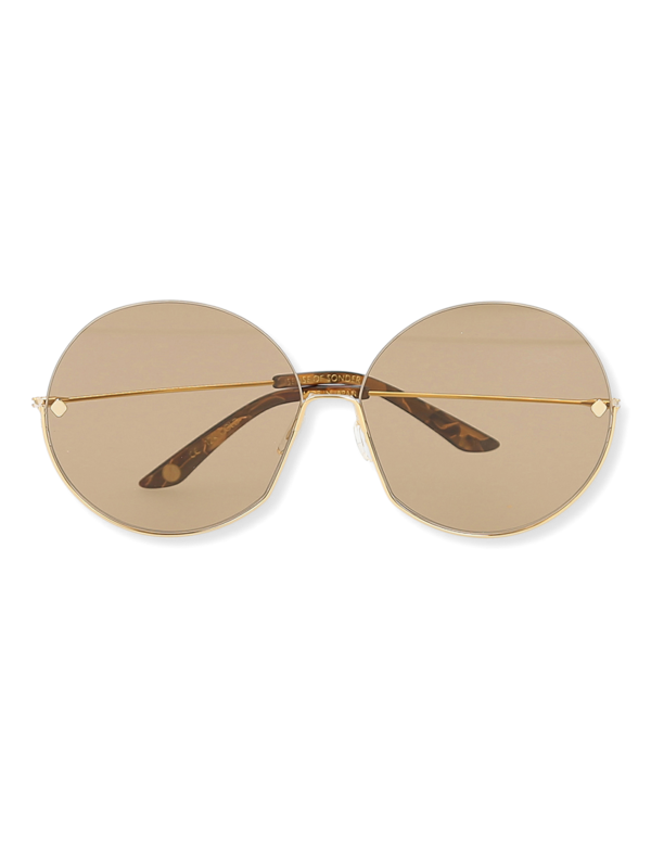 Brown Round Eye Sunglasses