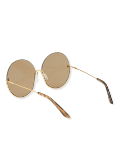 Brown Round Eye Sunglasses