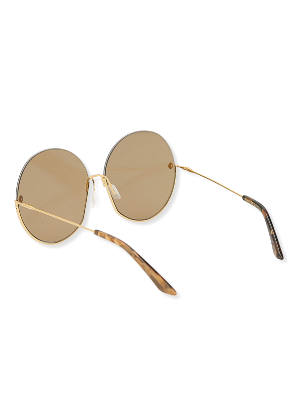 Brown Round Eye Sunglasses