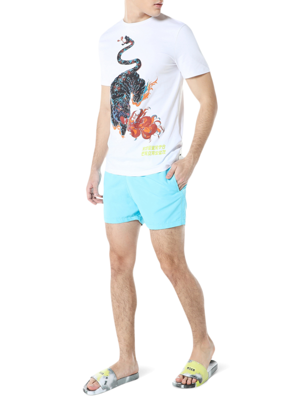 Electric Blue Swimming Trunks