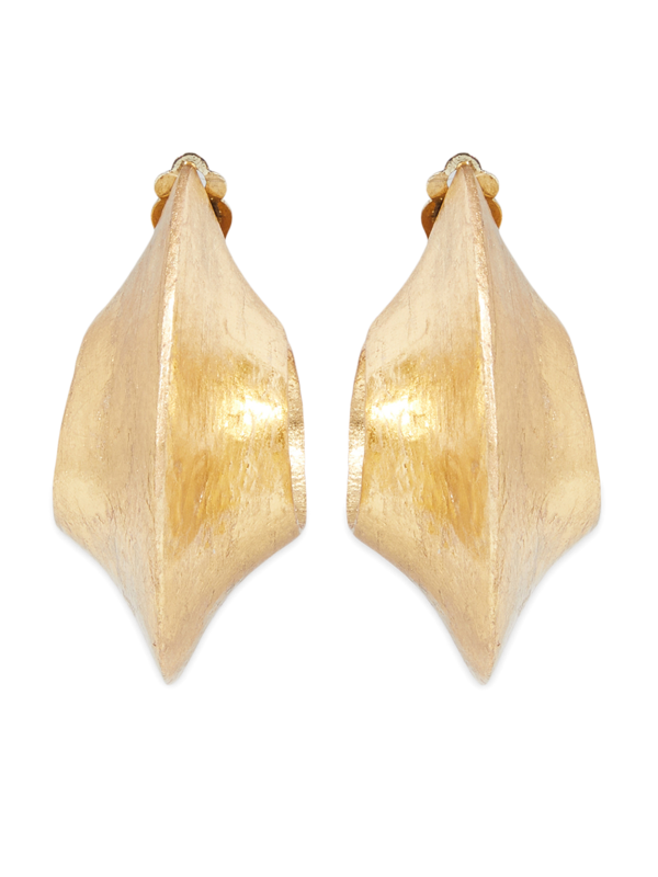 Hollow structured earrings