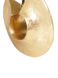 Hollow structured earrings