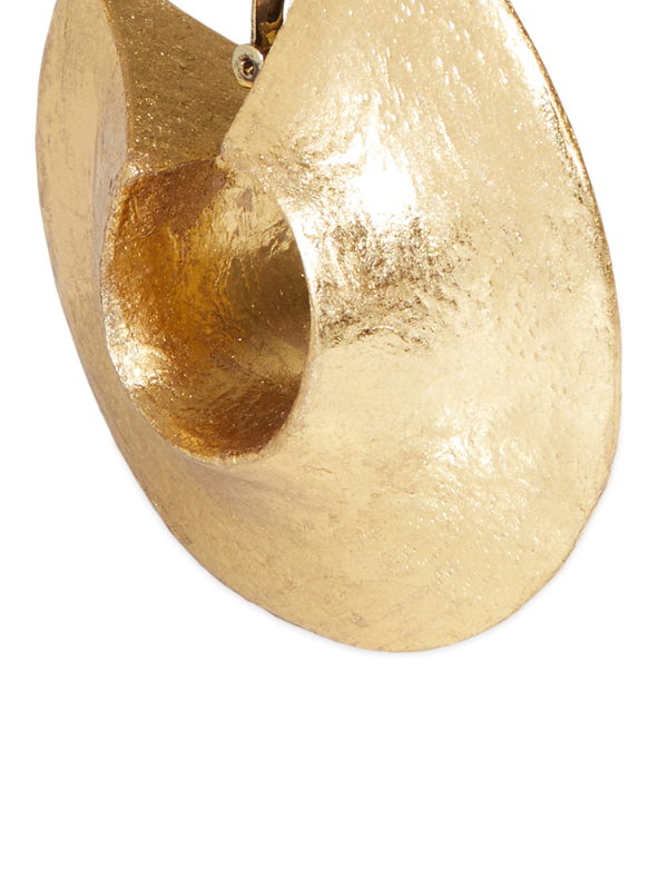 Hollow structured earrings